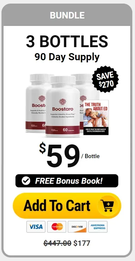 boostaro three bottle price
